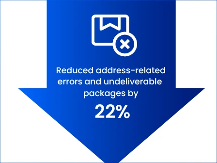 Infographic for reduced address-related errors